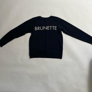 BRUNETTE THE LABEL “Brunette” crewneck